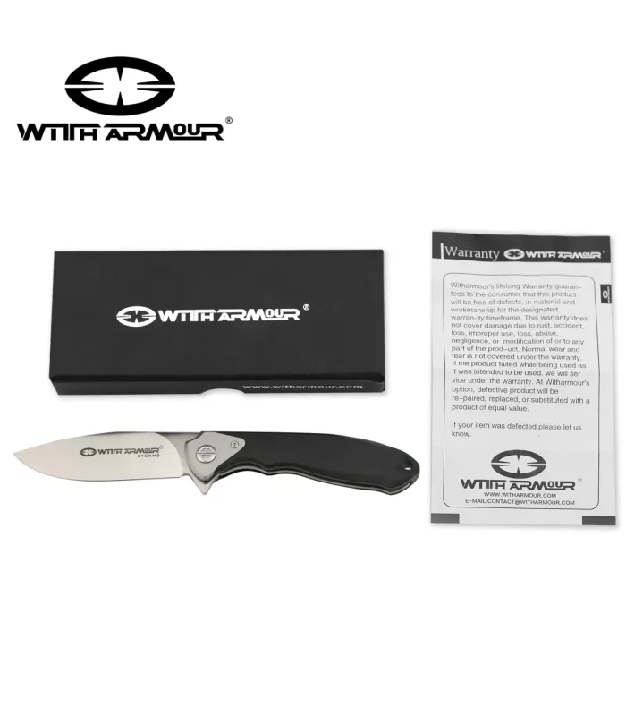 Soldier Pocket Tactical Knife with D2 Steel Blade ⚔️