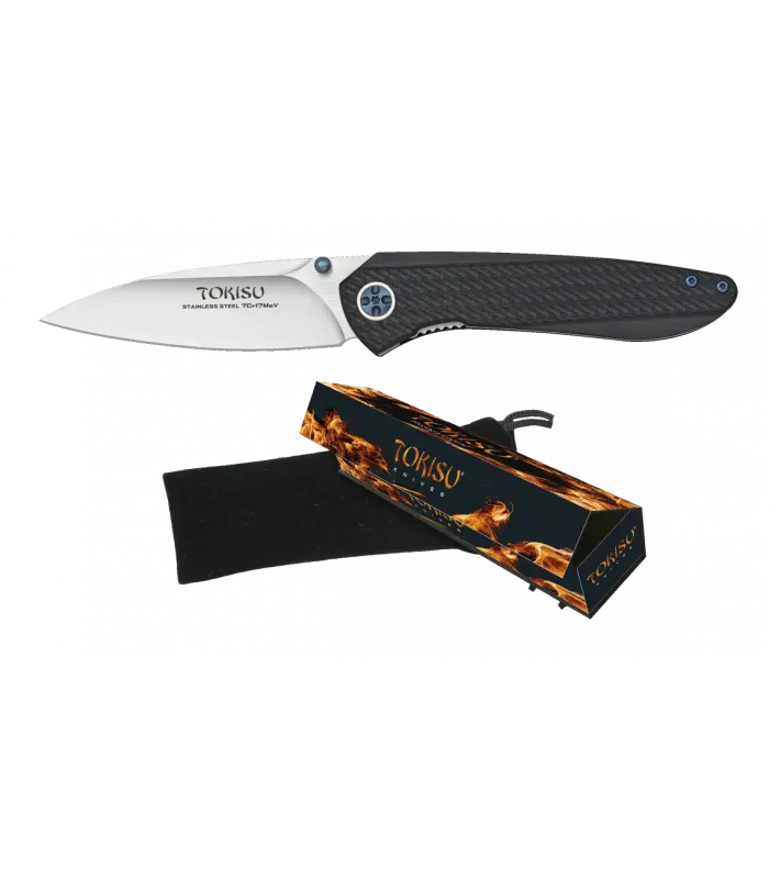 Coltello Tokisu con cuscinetti CNC e manico G10 ⚔️
