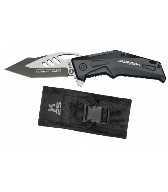 K25 Android Tactical Knife in Black ⚔️
