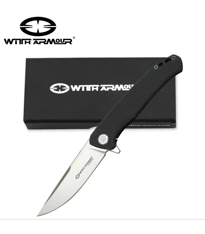 Pocket Flint Tactical Knife, D2 Steel Blade ⚔️