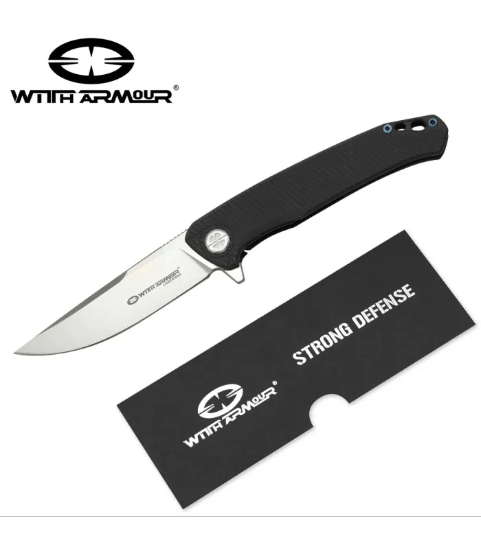 Pocket Flint Tactical Knife, D2 Steel Blade ⚔️