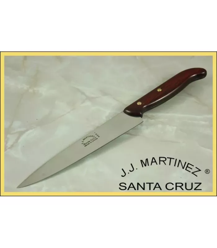 Cuchillo para verduras artesanal mango madera, 25 cms. ⚔️