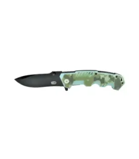 Navaja de bolsillo SCK empuñadura camo verde (20 cm.) ⚔️