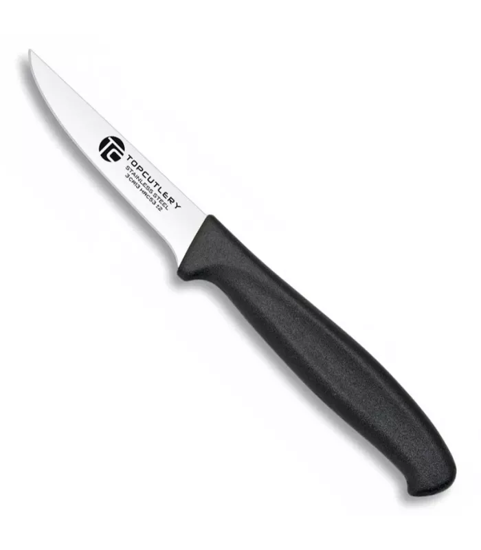 Tischmesser TopCutlery mit schwarzem Griff, Klinge 7,5 cm. ⚔️
