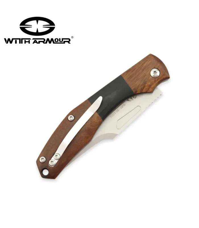 Stone Pocket Tactical Knife, D2 Steel Blade ⚔️