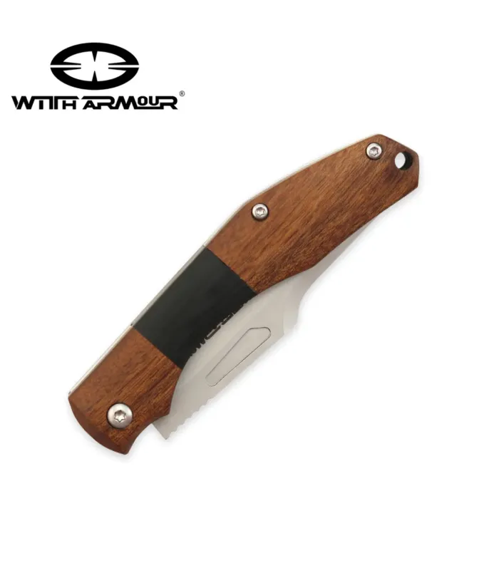 Couteau de poche tactique Stone, lame en acier D2 ⚔️