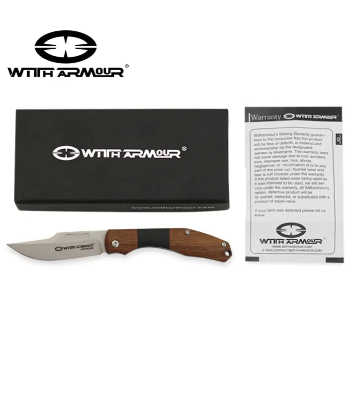 Stone Pocket Tactical Knife, D2 Steel Blade ⚔️