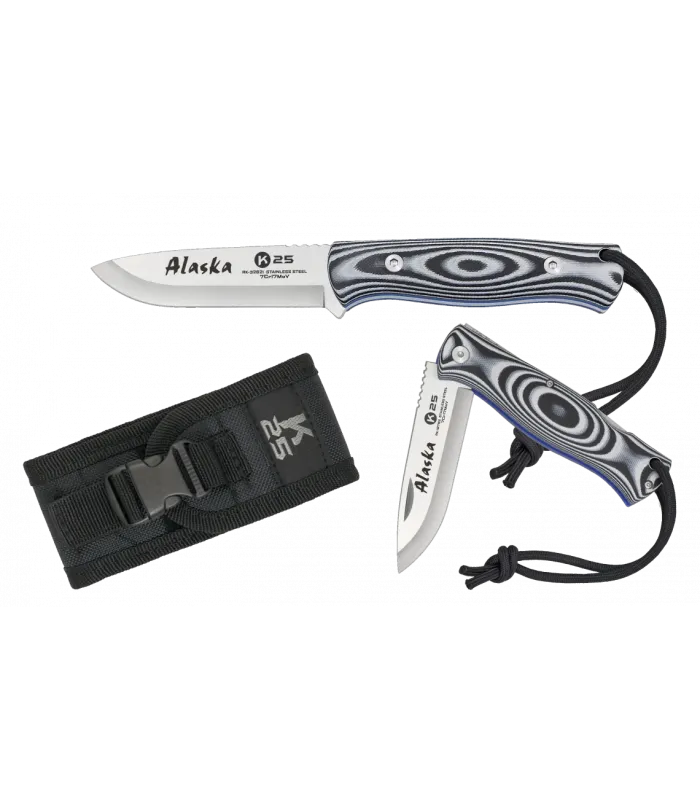 Messer K25 Alaska für Bushcraft und Survival (20,3 cm) ⚔️