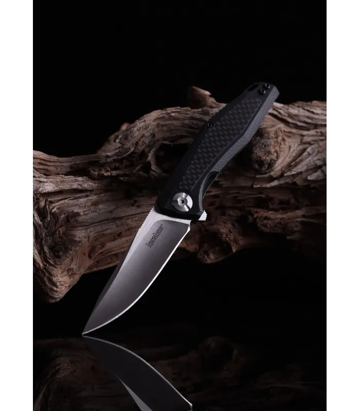 Canivete tático Kershaw Atmos, preto ⚔️