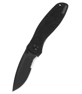 Kershaw Blur lommekniv sort med sav, med sav ⚔️