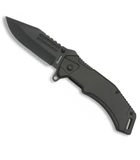 Schwarzes taktisches Messer der Marke Albainox (20,9 cm). ⚔️