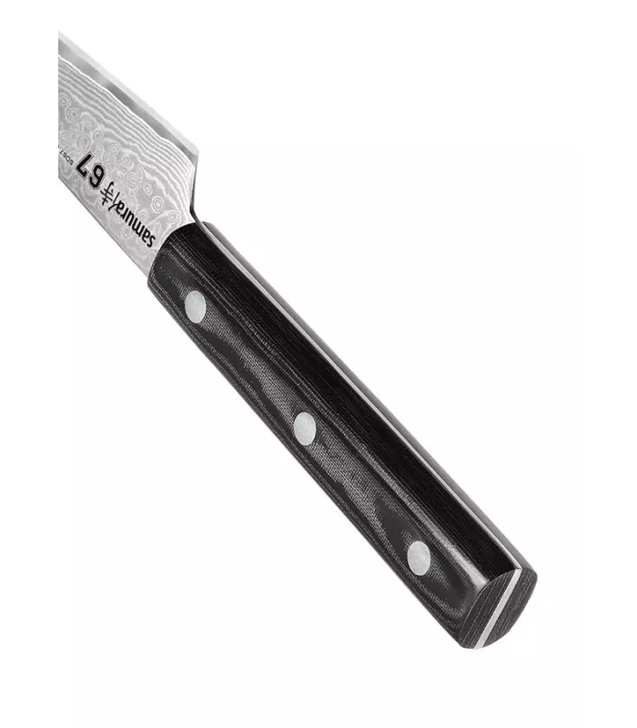 Cuchillo mondador Samura Damascus 67, hoja 98 mm. ⚔️