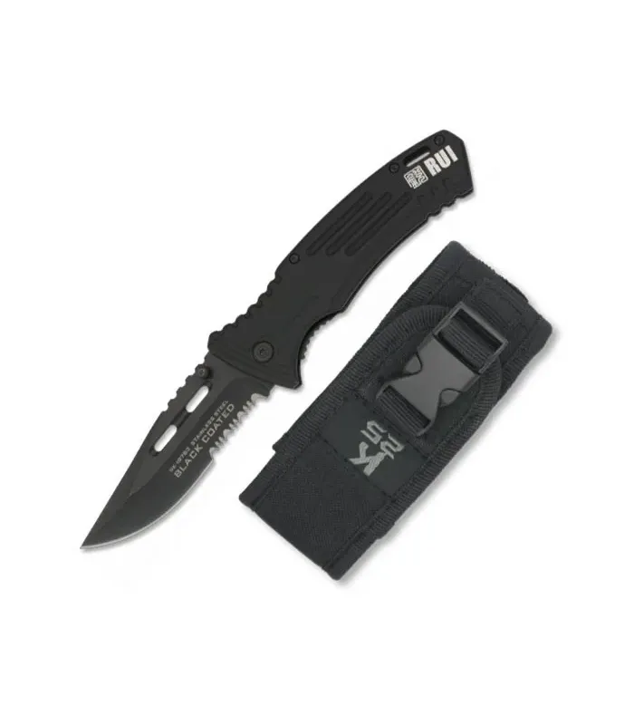 Navaja táctica marca K25 con sierra (21,1 cm.) ⚔️