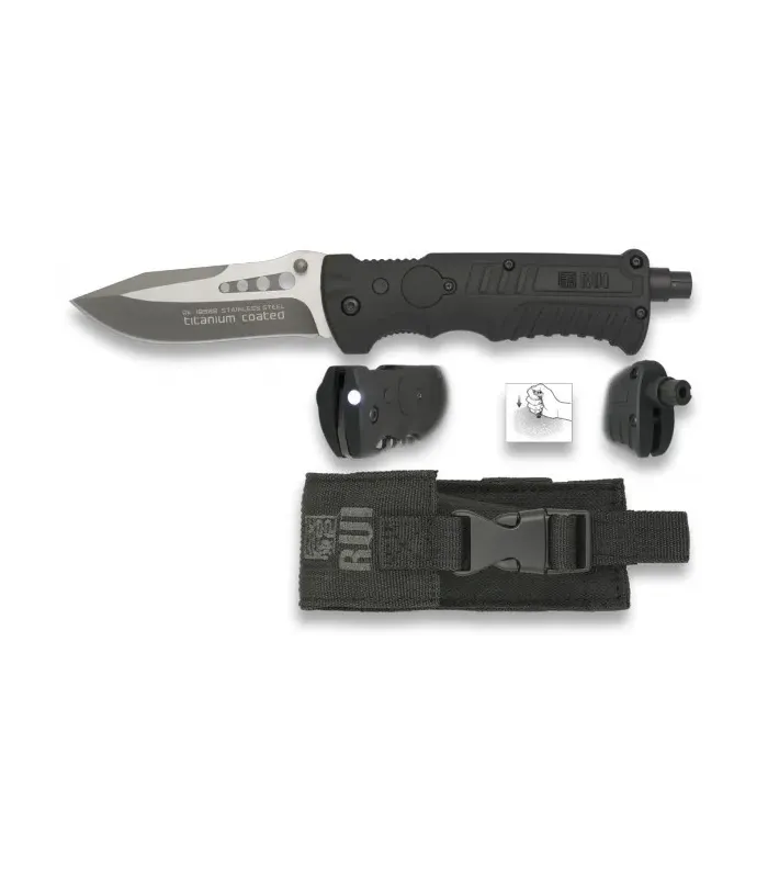 K25 Tactical Knife with Light and Glass Breaker ⚔️