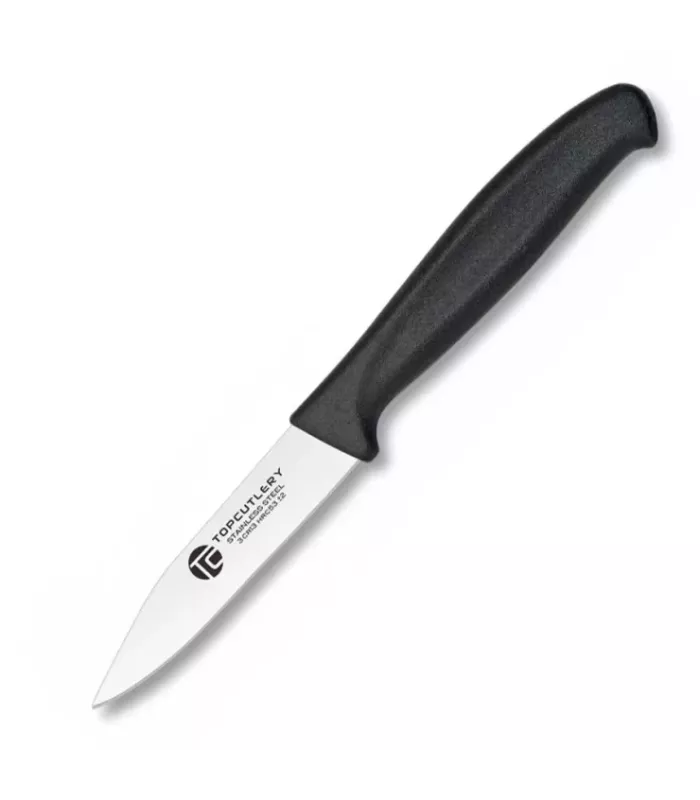 Küchenmesser Schäler Schwarz von Top Cutlery, Klinge 8,3 cm. ⚔️