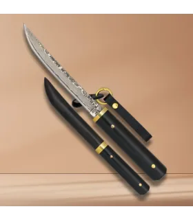Albainox-Messer Design Tanto Japanisch, Damastklinge ⚔️