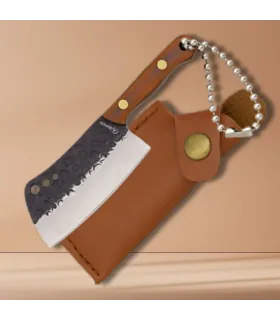 Keychain Knife with Sheath and Antique Finish Blade ⚔️