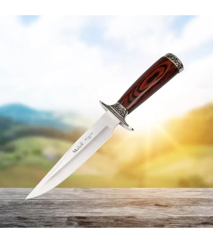 Hunting Knife 11633 coral wood by Muela ⚔️