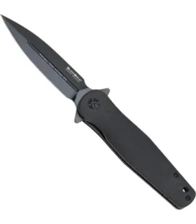 Black Field Dubbelactie Mes met G10-handvat (9,5 cm.) ⚔️