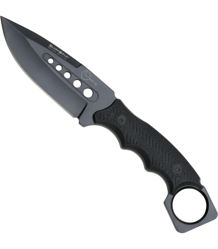 Cuchillo táctico BlackField modelo Taygete con funda ⚔️