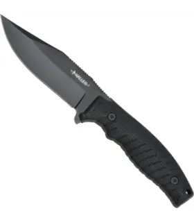 Cuchillo outdoor lomo serrado, funda ABS (23,5 cm.) ⚔️