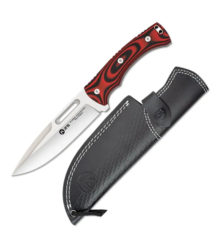 Jagtkniv mærke K25 wengé-træ (28,5 cm.) ⚔️