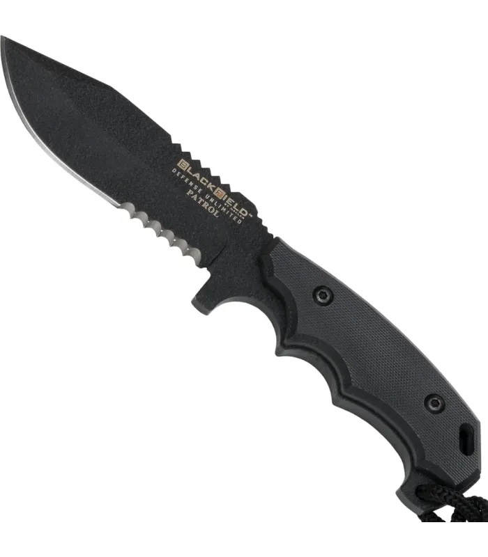 Taktisches und militärisches Messer Black Field Patrol ⚔️