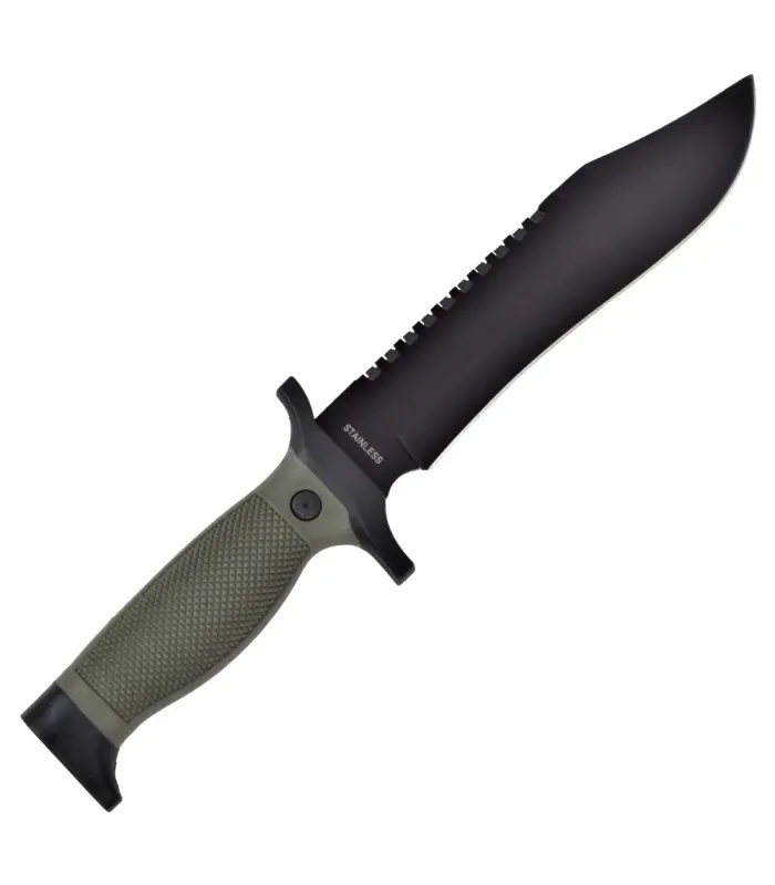 Jagtkniv SCK rustfrit stålblad med sav (30,5 cm.) ⚔️