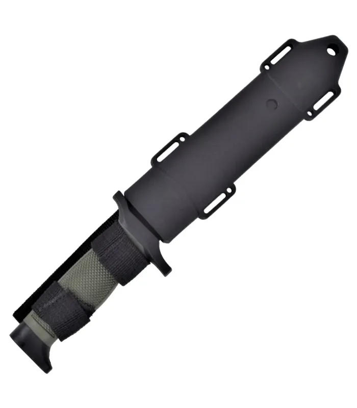 Couteau de chasse SCK lame en acier inoxydable avec scie (30,5 cm). ⚔️