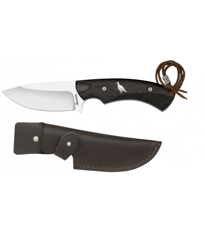 Jagdmesser Rebhuhn mit Lederscheide (Länge 22,3 cm.) ⚔️