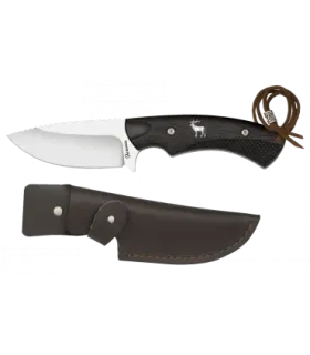 Jagdmesser Wildschwein mit Lederscheide (Länge 22,3 cm.) ⚔️