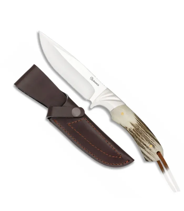 Coltello da caccia Albainox manico cervo ⚔️