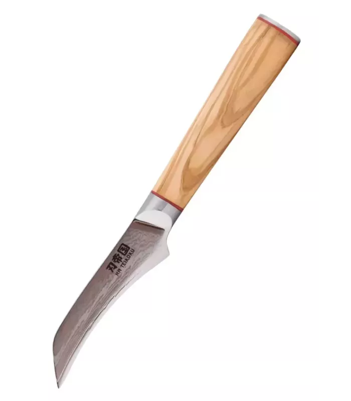 Faca de Cozinha para Legumes, Ha Teikoku, lâmina de Aço Damasco (33 cm). ⚔️