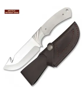 Hirschhautmesser ohne Schneide, Klinge 10,5 cm. ⚔️