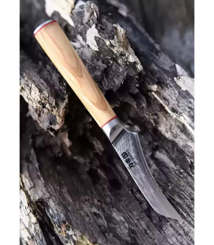 Faca de Cozinha para Legumes, Ha Teikoku, lâmina de Aço Damasco (33 cm). ⚔️