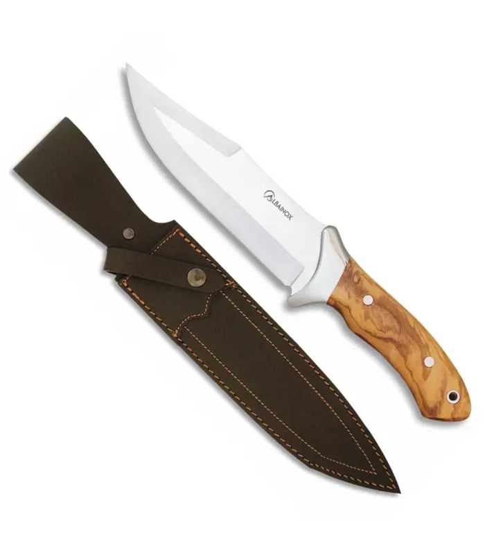 Cuchillo deportivo Albainox, mango olivo ⚔️