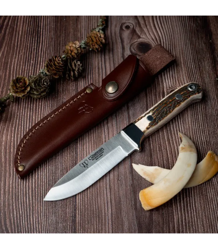 Coltello da caccia Cudeman manico cervo ⚔️