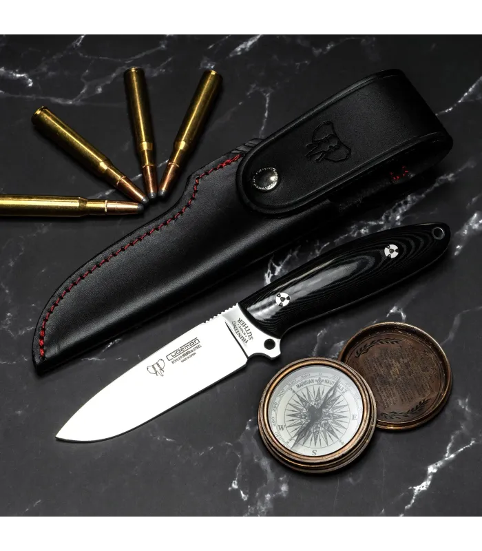 Jagdmesser Cudeman Suther, Griff aus schwarzem Micarta ⚔️