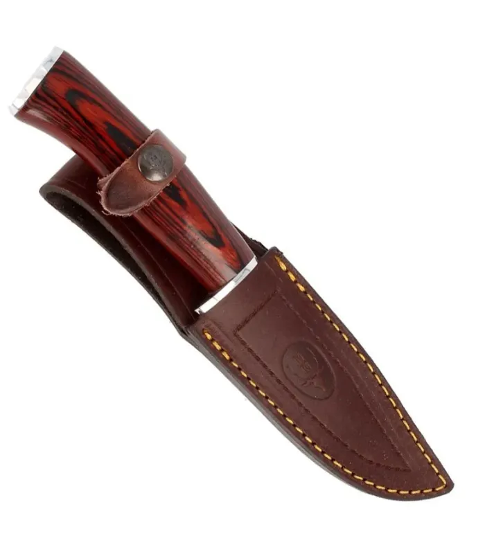 Cuchillo caza Braco, madera coral ⚔️