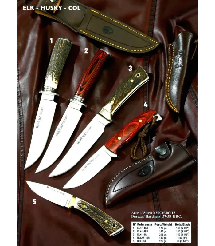Couteaux de chasse Muela, ELK, Husky et COL ⚔️