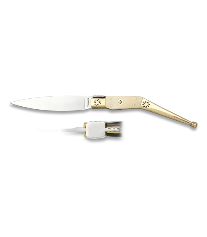 Navaja marca Albainox Artesanía Catalana hueso (18,5 cm.) ⚔️