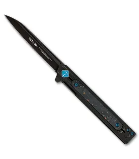 Navaja de campo marca Tokisu modelo negro brillante ⚔️