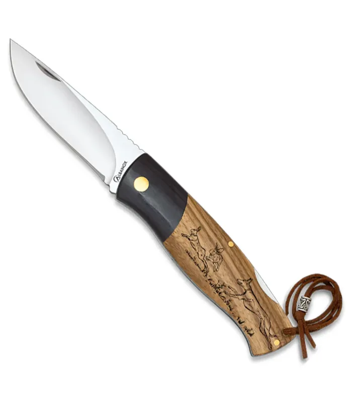 Couteau de campagne Albainox Stamina Zebra design chasse ⚔️