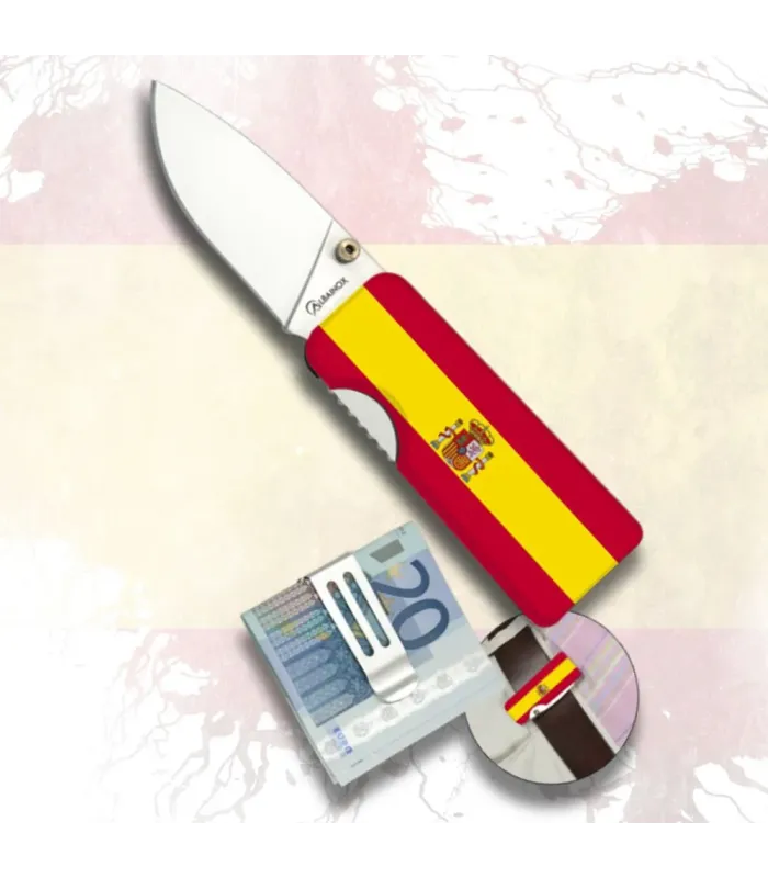 Navaja billetera Albainox bandera España ⚔️