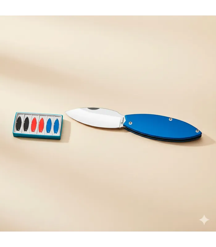 Conjunto de 6 canivetes chaveiro Albainox, cores sortidas (14,3 cm.) ⚔️