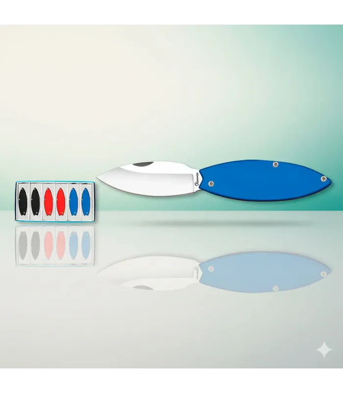 Conjunto de 6 canivetes chaveiro Albainox, cores sortidas (14,3 cm.) ⚔️