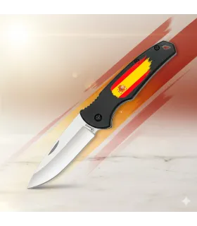 Couteau tactique Albainox drapeau d'Espagne (16,9 cm.) ⚔️