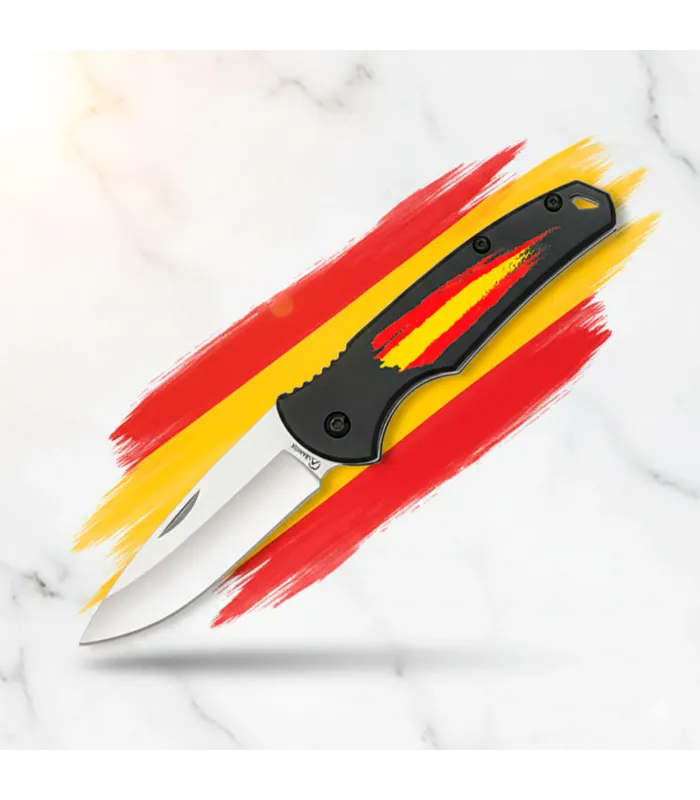 Canivete tático Albainox, bandeira Espanha (16,9 cm.) ⚔️