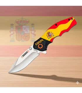 Navaja táctica Albainox, bandera España (19,8 cm.) ⚔️