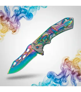 Navaja Albainox modelo Rainbow Dragão (20,7 cm.) ⚔️